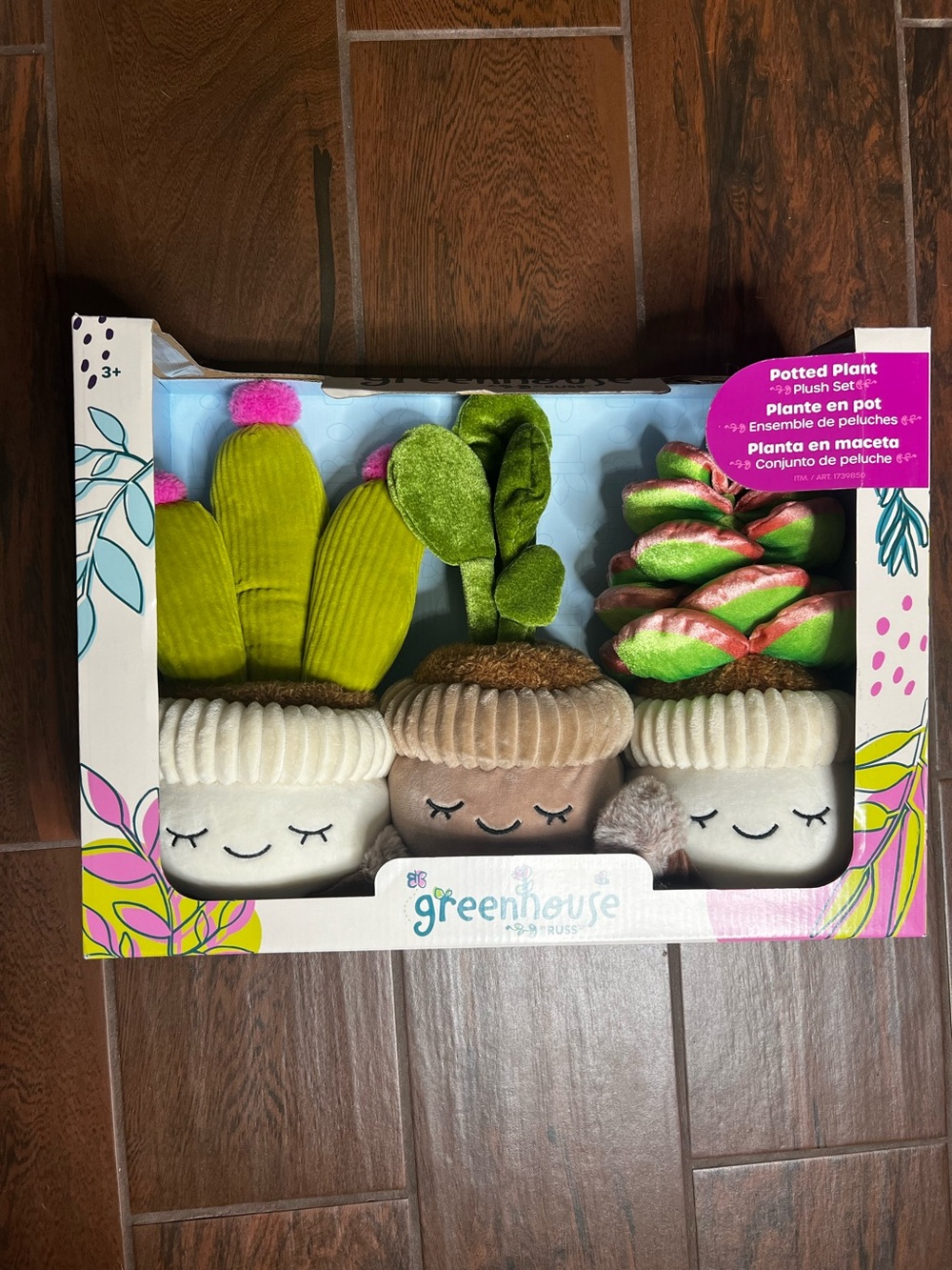 Russ Potted Plant Plush Set 3 House Decor EXCLUSIVE